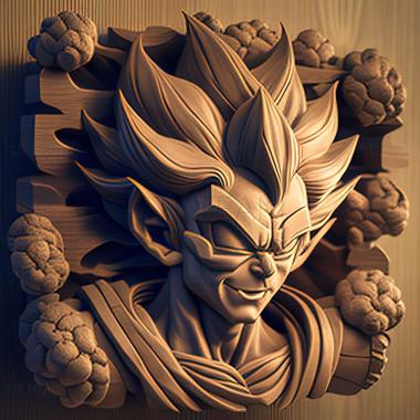 3D модель Dragon Ball Super Super Hero аніме (STL)